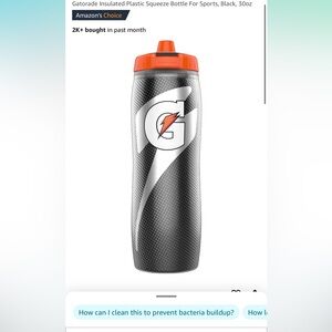 Insulated Gatorade bottle - Plastic